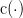 c(⋅)  