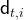 dt,i  