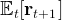 Et [rt+1 ]  