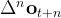  n
Δ  ot+n  