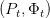 (P  ,Φ )
  t  t  