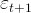 εt+1   