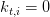 kt,i = 0  