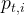 pt,i  