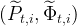 ( ^Pt,i, ^Φt,i)  