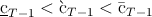 cT-1 < `cT- 1 < �cT -1   