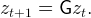 zt+1  = Gzt.
                                                                                     
                                                                                     
